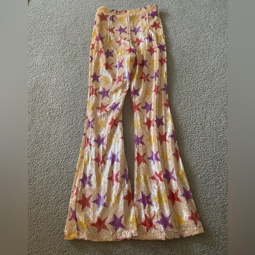 NWOT Nasty Gal Star sequined pants